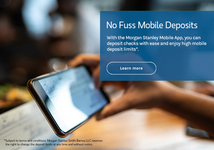 Login Morgan Stanley Online   574 Mobile Deposits 